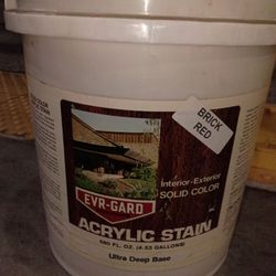 Evr Gard Acrylic Stain Red Brick 480 Fluid Ounces