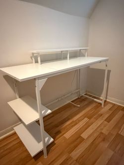White desk