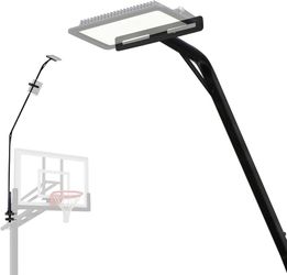 Basketball Hoop Light Bracket Frame, Universal Fit for 12 x 8 inch, 8 x 6 inch, 6 x 6 inch, 5 x 5 Posts, Solar Light Mounting Bracket, Heavy Duty Arm 