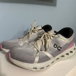 On Cloudsurfer 2 Running  White Mineral Gray 