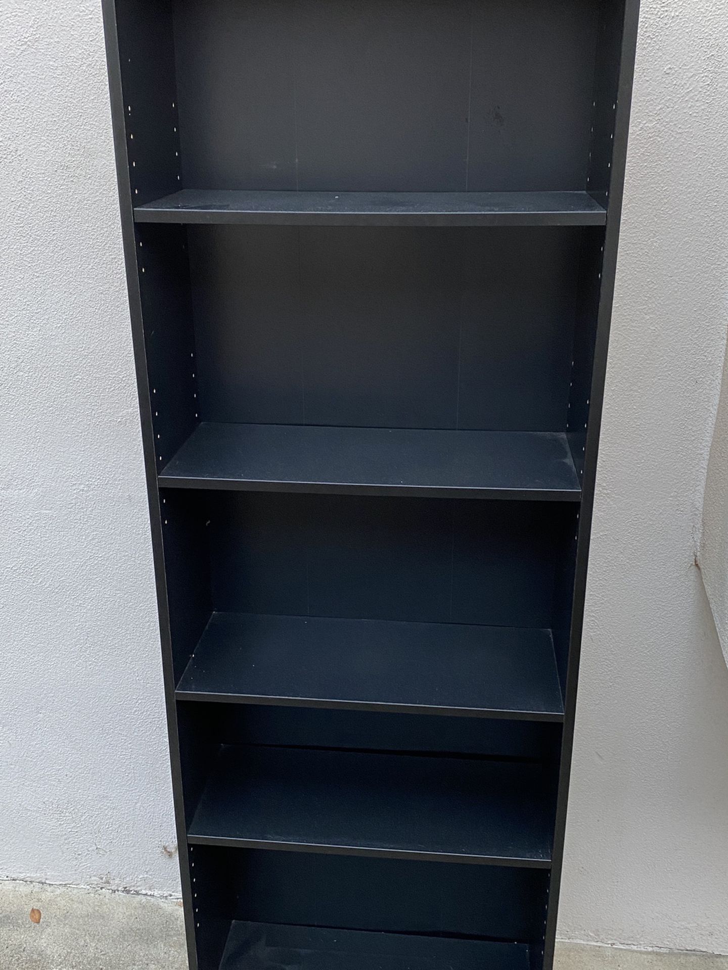 Black Bookcase / Shelf Unit - Organizer 