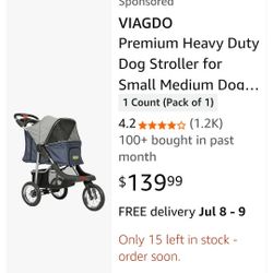 Barely Used Viagdo Dog Stroller 