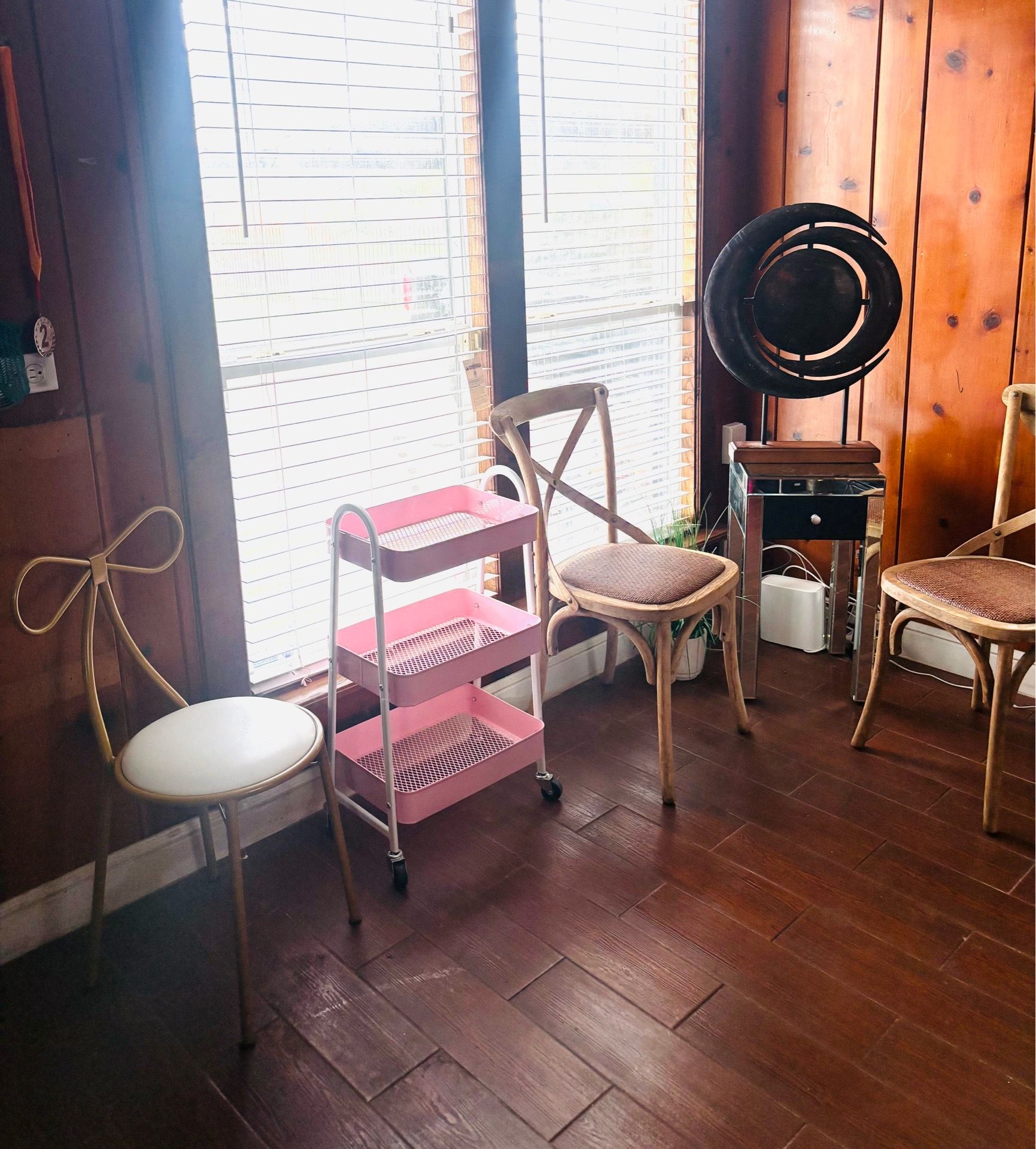 Gold Bow Chair