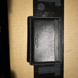 Coach Cardholder with Money Clip