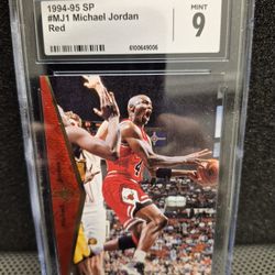 1994-95 SP #MJ1 MICHAEL JORDAN/COLOR MATCH RED 