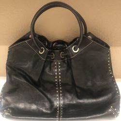 Michael Kors Black Leather Handbag