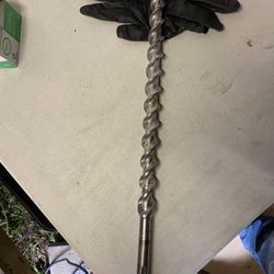 Rotary Hammer Bit An Inch And An Eighth By 21 Inch