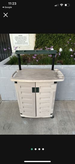 Outdoors Gardening Utility Cart With Shelves 