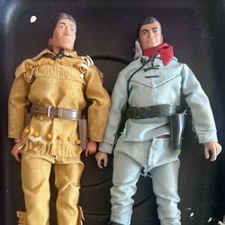 Vintage 1973 the Lone Ranger and Tonto action