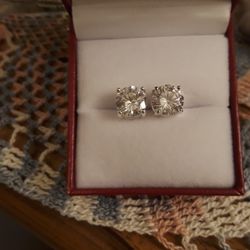 Sterling Silver Swarovski Crystal Earrings