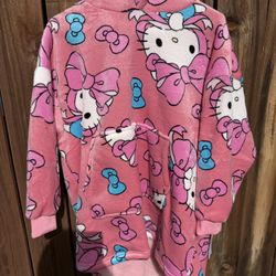BRAND NEW HELLO KITTY FLEECE HOODIE 