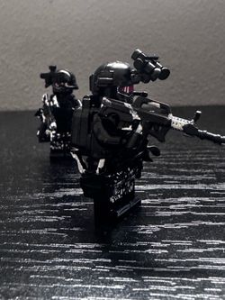 Lego mini figures spec ops style