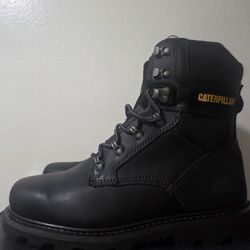 Caterpillar Work Boots Black Soft Toe 11 Wide