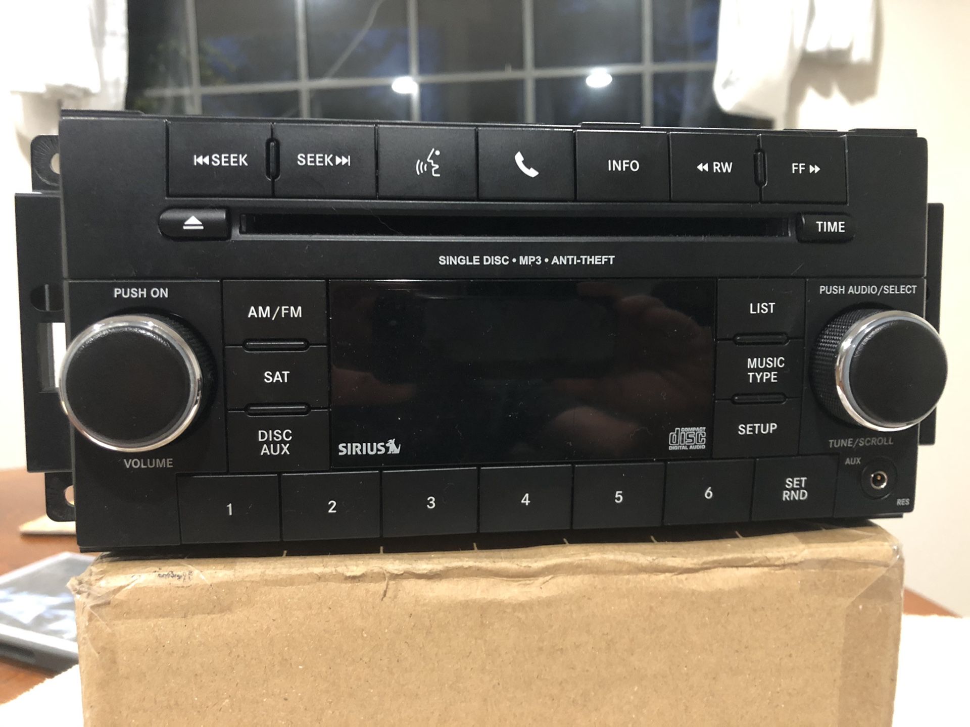 2013 -2017 Jeep Wrangler stock AM -FM CD player