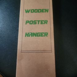 Wooden Poster Hanger