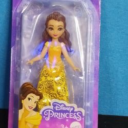 Disney Princess Mini Poseable 3.5" Doll Beauty and the Beast BELLE Mattel New