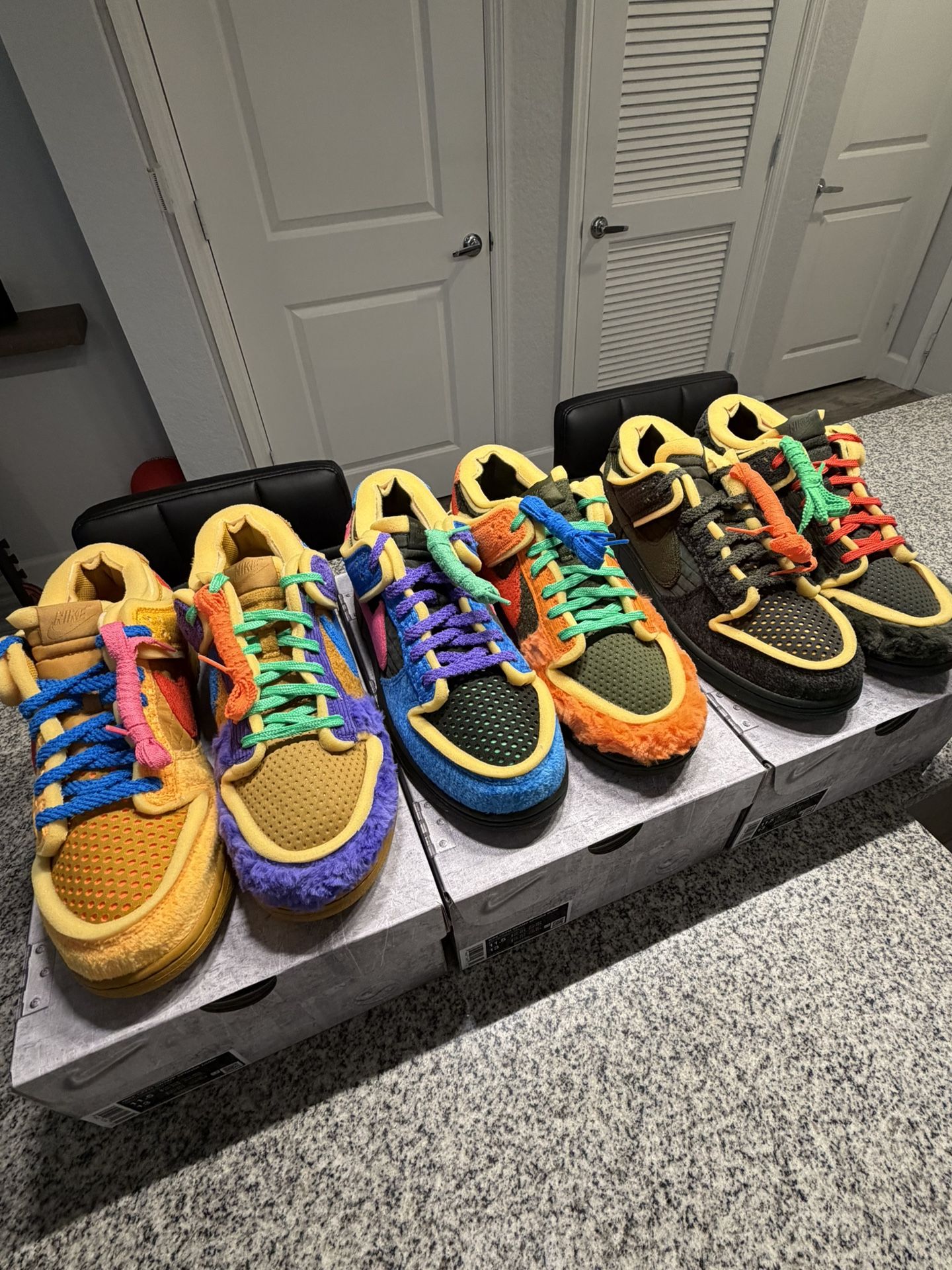 Nike CPFM Dunk Low Swamp Sponge Pack 11.5