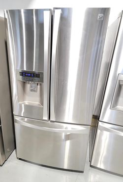 Kenmore 3-Door Stainless Steel Refrigerator
