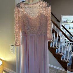 David’s Bridal Formal Pink Gown Sz 14