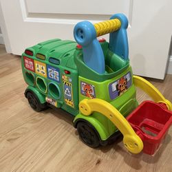 VTech Sort & Recycle Ride-On Truck with Six Blocks