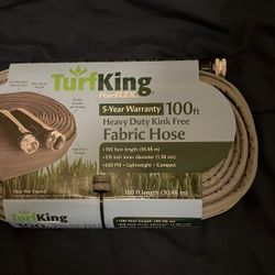 Turf King Fiber Flex 100 Ft  Hose