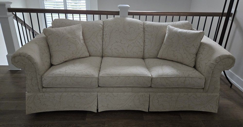 Couch And Matching Wingback Chairs