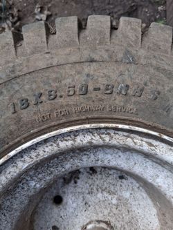 Good condition tires saiz 18 % 8, 50,8 N H S