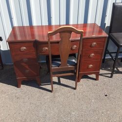 Antique Desk and Chair 