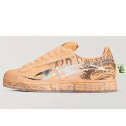 Adidas Super Star By HELLSTAR Size 10.5 Men's 