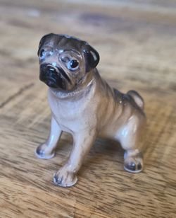 Vintage Hagen-Renaker Miniature Pug Figurine