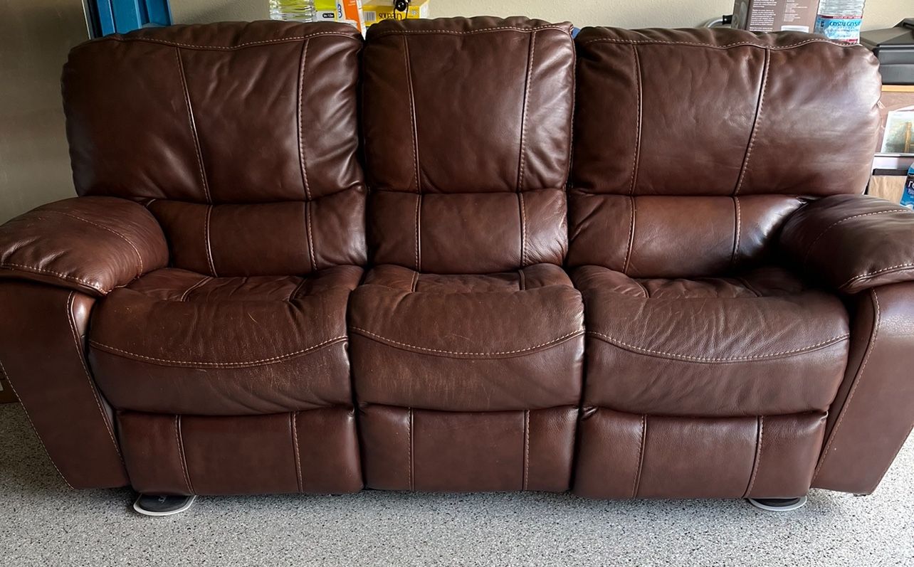 Electric Couch Leather Recliner
