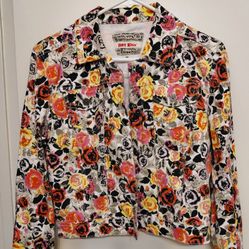 Floral Denim Jacket $3