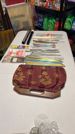 Vintage mid century knitting craft lot