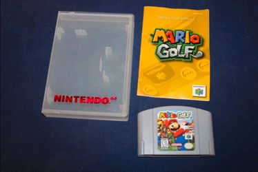 Mario Golf Nintendo 64 Cartridge with Manual and Case