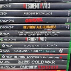 Xbox One Games And 2 Tb Hard-drive 