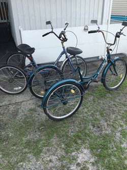 Two Three Wheel Bikes