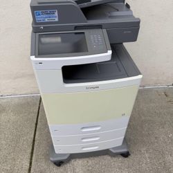 Lexmark XS795de Color Laser Multifunction Printer | Copy Scan Fax