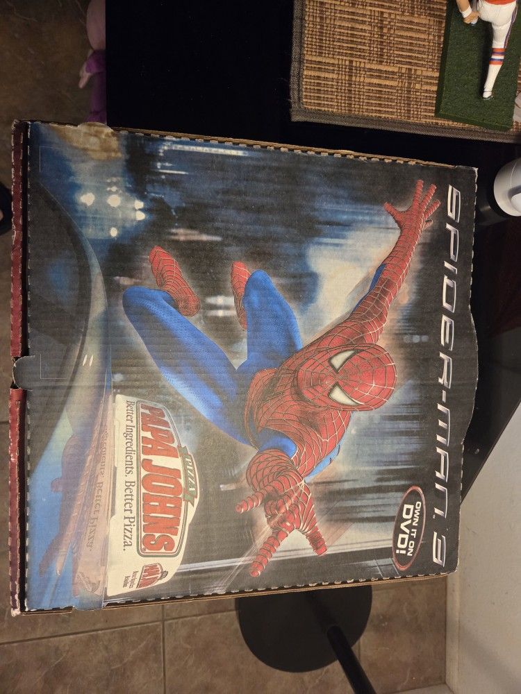 Spiderman 3 Papa John's Collectable 2007 Box