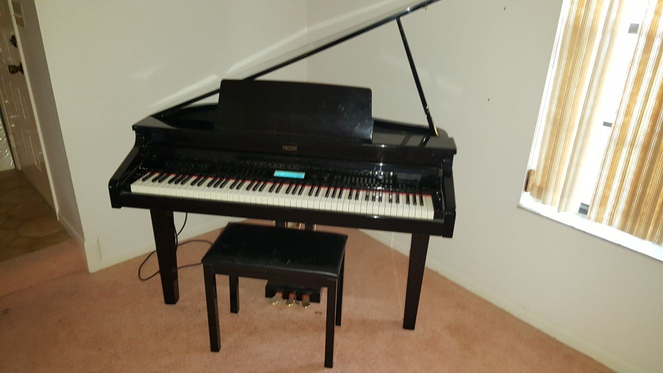 Viscount maestro XG standard digital baby grand piano