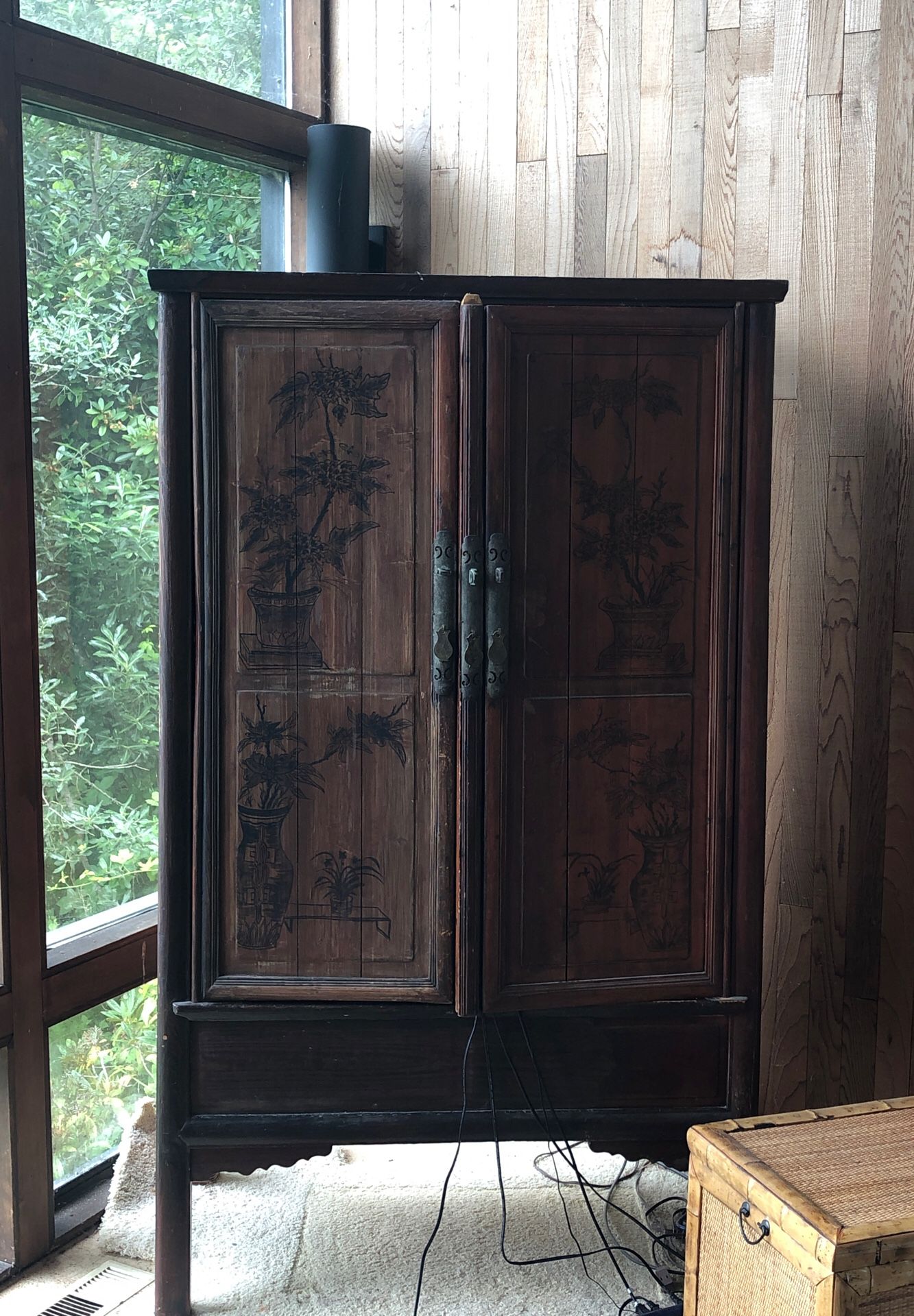 Antique Chinese armoire cabinet