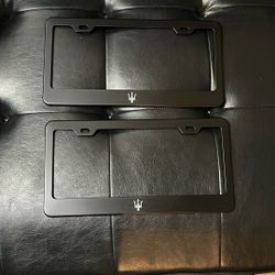 Brand New Maserati License Plate