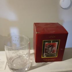 Lenox New Holiday Gatherings Frosted Light's Glass