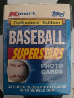 Topps Kmart baseball Superstars cards