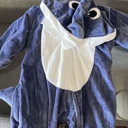 Shark toddler halloween Costume size 12-18 months. Worn once!