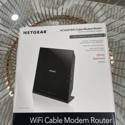 Netgear WIFI Cable Modem Router Open Box