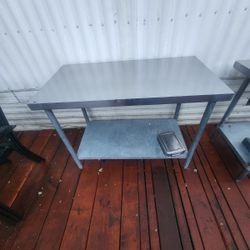 Stailess steel table 24x48x34.high
