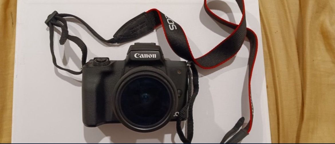 Canon EOS M50 Mark II With 4 Batteries, Kit Lens And A Charger
