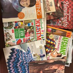 Assorted Afghan Knitting And Crochet Books 