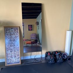 Exercise Mirror And Weights 