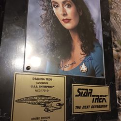 Deanna Troi Autograph Photo 